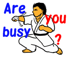 Karate-Man 2 sticker #11851723