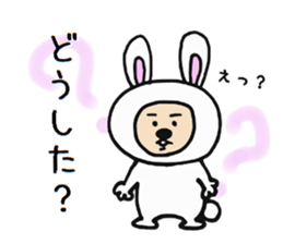 Bear and Cat Sticker sticker #11851736