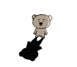 Bear and Cat Sticker sticker #11851747