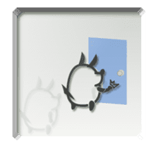 LCD PigDog sticker #11851802