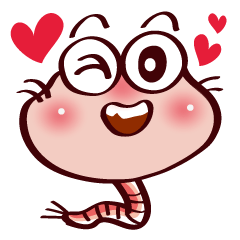 Kemun stamp of the hairy caterpillar