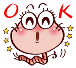 Kemun stamp of the hairy caterpillar sticker #11853344