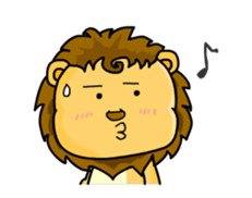 A cute lion (Seth3) sticker #11854458