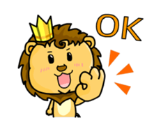 A cute lion (Seth3) sticker #11854460