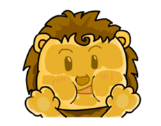 A cute lion (Seth3) sticker #11854461
