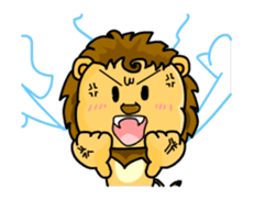 A cute lion (Seth3) sticker #11854463
