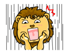 A cute lion (Seth3) sticker #11854465