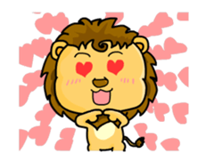 A cute lion (Seth3) sticker #11854469