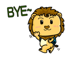 A cute lion (Seth3) sticker #11854476