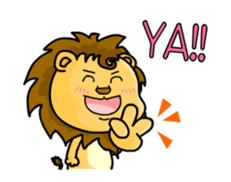A cute lion (Seth3) sticker #11854477