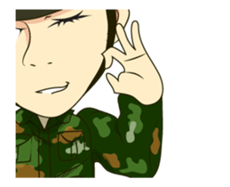 Police/Soldier Anime thailand v.Eng/Isan sticker #11854896