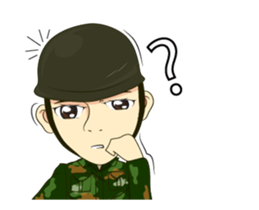 Police/Soldier Anime thailand v.Eng/Isan sticker #11854900