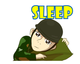 Police/Soldier Anime thailand v.Eng/Isan sticker #11854917