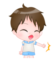 Animated! Question Boy sticker #11854943