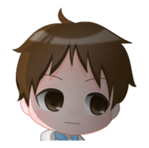 Animated! Question Boy sticker #11854949