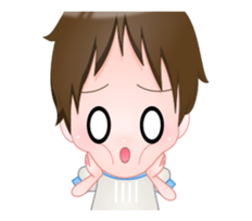 Animated! Question Boy sticker #11854955