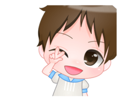 Animated! Question Boy sticker #11854962