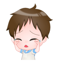 Animated! Question Boy sticker #11854964