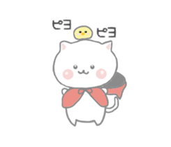 Little red riding hood cat tamazukin sticker #11855097