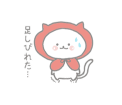 Little red riding hood cat tamazukin sticker #11855101