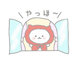 Little red riding hood cat tamazukin sticker #11855104