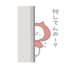 Little red riding hood cat tamazukin sticker #11855106
