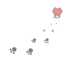 Little red riding hood cat tamazukin sticker #11855121