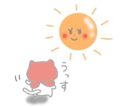 Little red riding hood cat tamazukin sticker #11855125