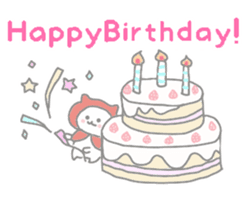 Little red riding hood cat tamazukin sticker #11855131