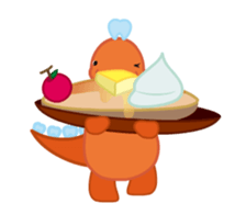 move! Dental dinosaur sticker #11855183