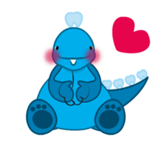 move! Dental dinosaur sticker #11855185