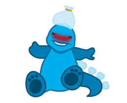 move! Dental dinosaur sticker #11855186