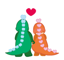 move! Dental dinosaur sticker #11855190