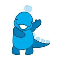 move! Dental dinosaur sticker #11855196