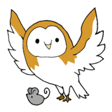 Bird horsetail sticker #11855289