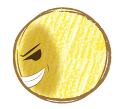 Circle moon sticker #11856192