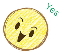 Circle moon sticker #11856193