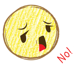 Circle moon sticker #11856194