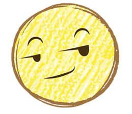 Circle moon sticker #11856212