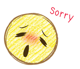 Circle moon sticker #11856214