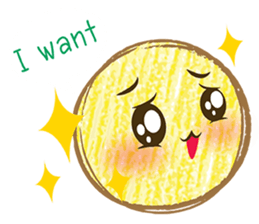 Circle moon sticker #11856218