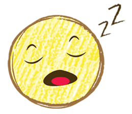 Circle moon sticker #11856228