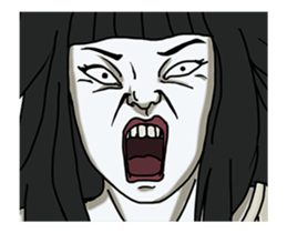 Moving Ghost Girl sticker #11856462