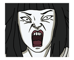 Moving Ghost Girl sticker #11856462