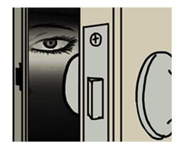 Moving Ghost Girl sticker #11856463