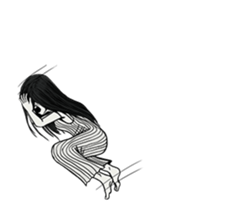 Moving Ghost Girl sticker #11856472