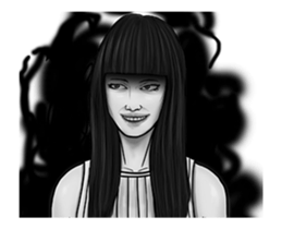 Moving Ghost Girl sticker #11856474