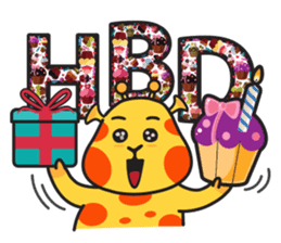 Happy Raffe Fatty sticker #11857565
