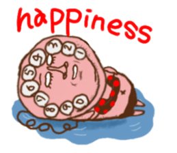 TO live with the dog phone(English) sticker #11857712