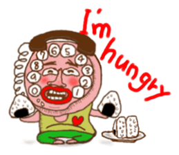 TO live with the dog phone(English) sticker #11857717